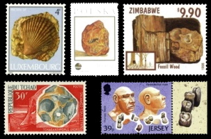 Paleontology and Paleoanthropology in Philately