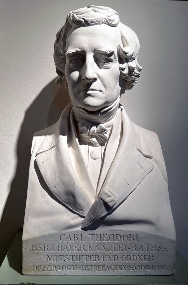 Bust of Carl von Theodori in the museum of Castle Banz