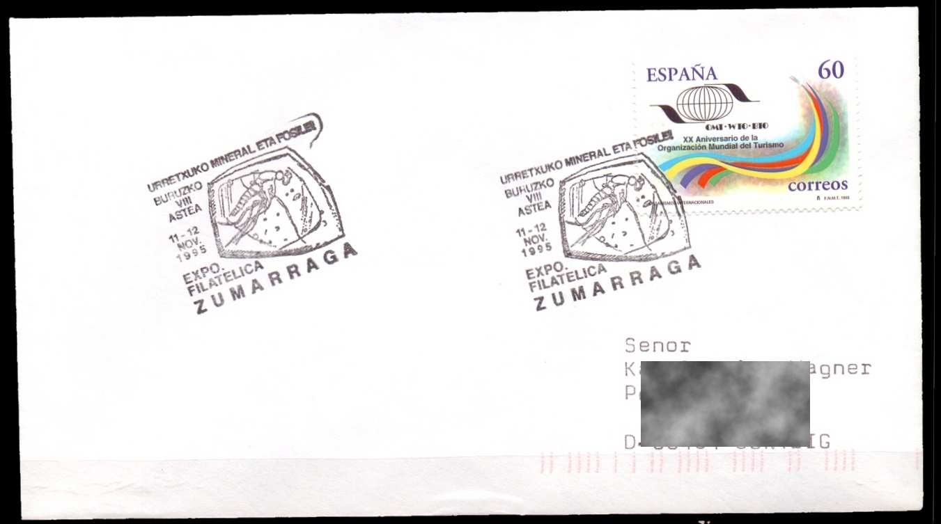 Paleophilatelie.eu - paleontology related stamps of Spain