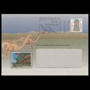 Dinosaurs on commmeercial cover of Hermann E. Sieger