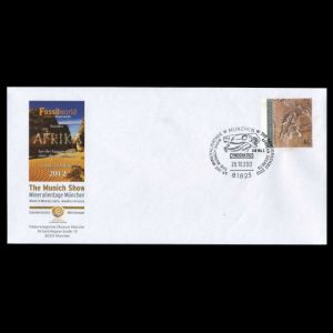 commemorative cover of Paleontological Museum of Munich 2012
