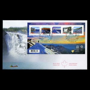 UNESCO World Heritage Sites on FDC of Canada 2014