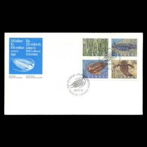 Prehistoric Life in Canada, The Age of Primitive Life FDC of Canada 1990