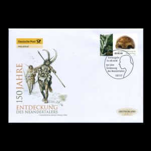 150 years of descovery of Neandertaler FDC of Germany 2006
