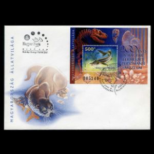 FDC with Finds of prehistoric settlemens stamps of Hungary 1993