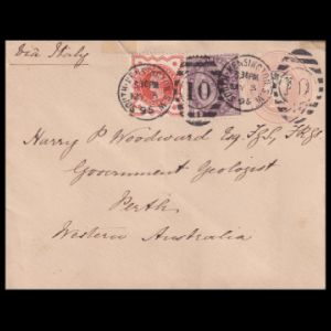 Letter to Henry Wooward, posted in 1895