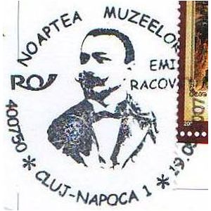 Emil Racovita on commemorative postmarks of Romania 2007