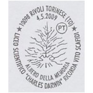 evolution tree on postmark of Italy 2009