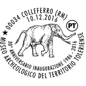 Mammoth on postmark Italy 2016