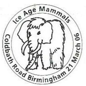 Mammoth on postmark of UK 2006