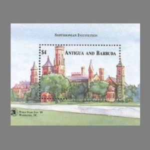 Smithsonian Institution on stamps of Antigua and Barbuda 1989