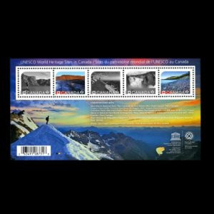 Fossil found places: Joggins Fossil Cliffs and Miguasha National Park on stamps of Canada 2014