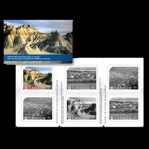 UNESCO World Heritage Sites stamps of Canada 2014