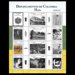 The Tatacoa Desert (Deserto de la Tatacoa)  on stamps of Colombia 2003