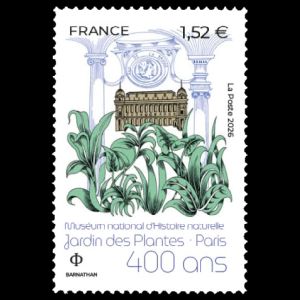 Natural History Museum in Paris on France stamp 2026 Natural History Museum in Paris on France stamp 2026