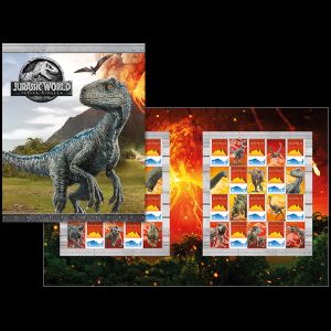 Dinosaurs on stamps of Australia 2018