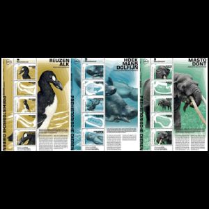 Prehistoric animal on personalized stamps of the Netherlands 2023