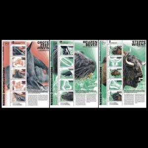 Prehistoric animal on personalized stamps of the Netherlands 2024