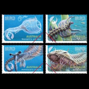 Creatures of the Palaeozoic on stamps of Australia 2026