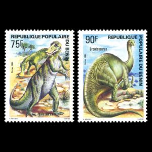 Dinosaurs on stamps of Benin 1984