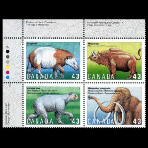 Prehistoric mammals on stamps of Canada 1994