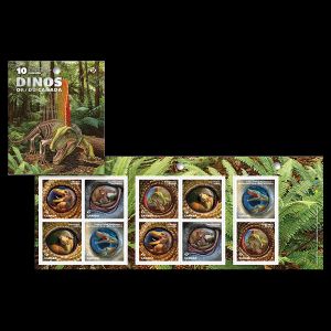 Dinosaurs and other prehistoric animals on stamp of Canada 2016