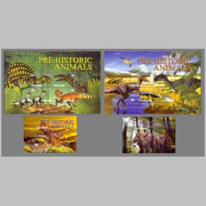 Dinosaurs on stamps of Grenada 2003