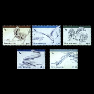 dinosaurs on stamps of New Zealand 2010