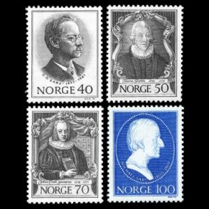 Michael Sars and other famous zoologists on stamps of Norway 1970