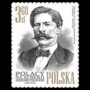Aleksander Piotr Czekanowski on stamp of Poland 2022