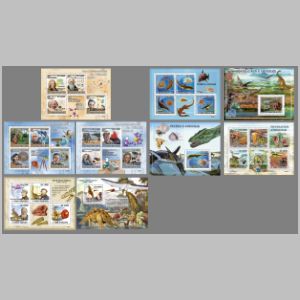 Dinosaurs and other prehistoric animals on stamps of São Tomé and Príncipe 2009