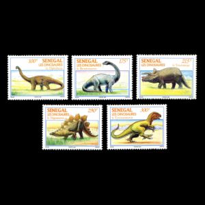 Dinosaurs on stamps of Senegal 1995