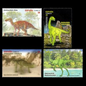 Dinosaurs on stamps of Spain 2016