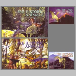 Dinosaurs on stamps of Saint Vincent and the Grenadines 2003