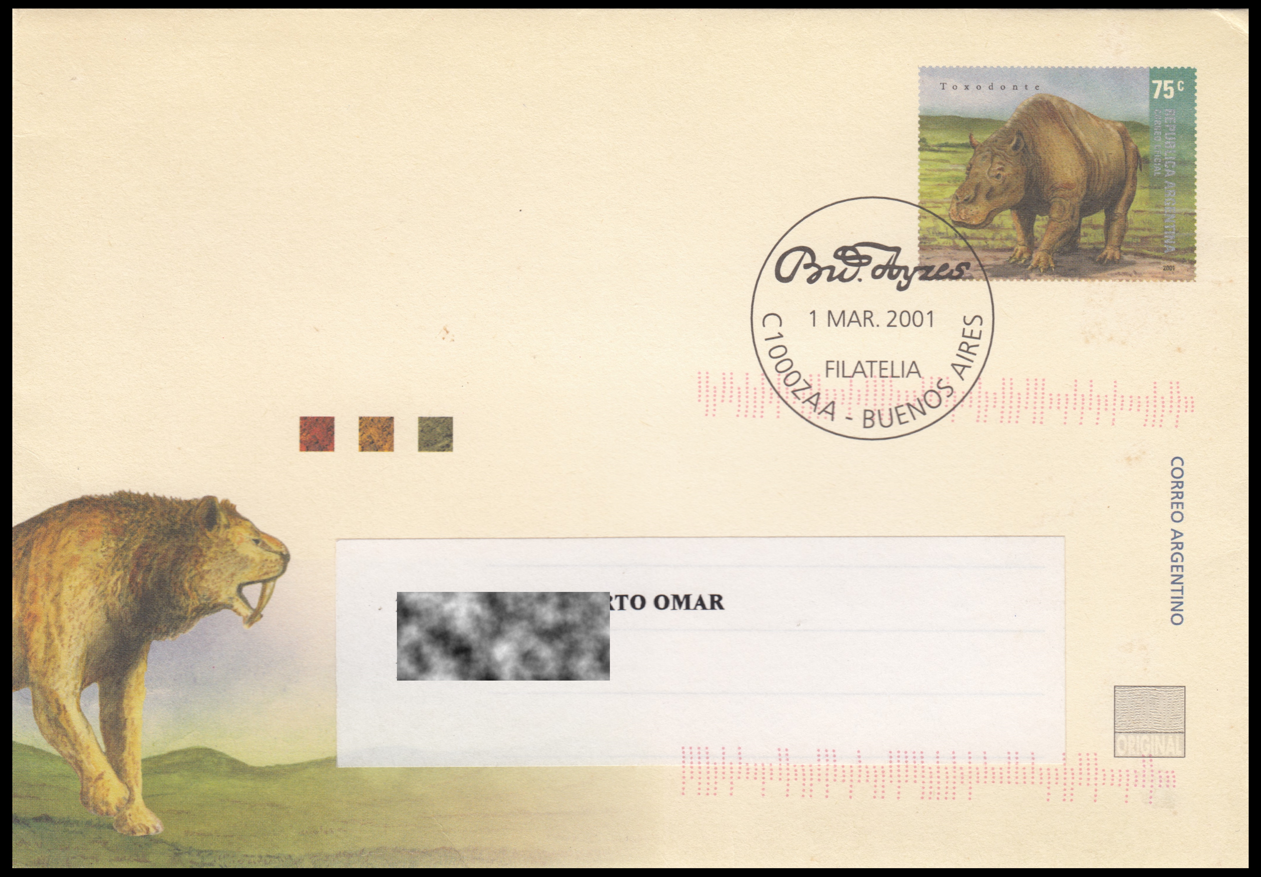 Gallery of Paleontology and Paleoanthropology related Postal Stationeries