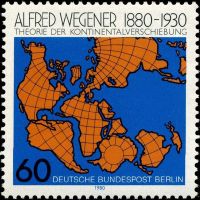 Continent drift theory by Alfred Lothar Wegener