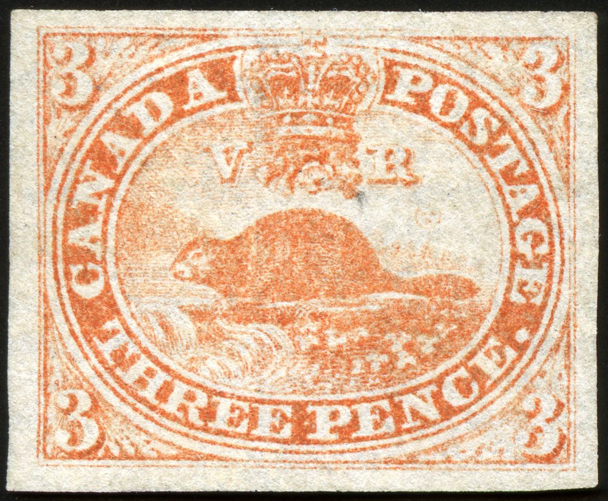 The first stamp depicting an animal - Canada 1851