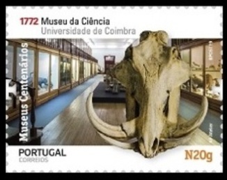 Science Museum of the University of Coimbra on stamp of Portugal 2019